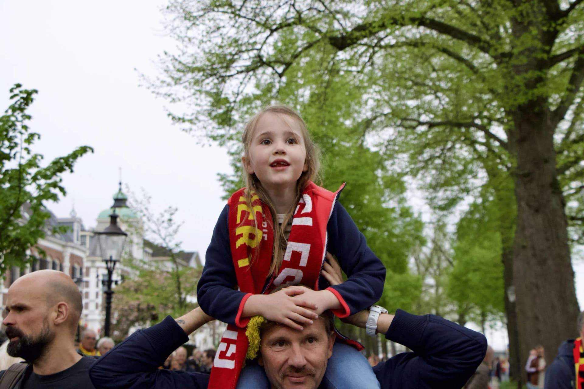 Straatfotografie huldiging Go Ahead Eagles