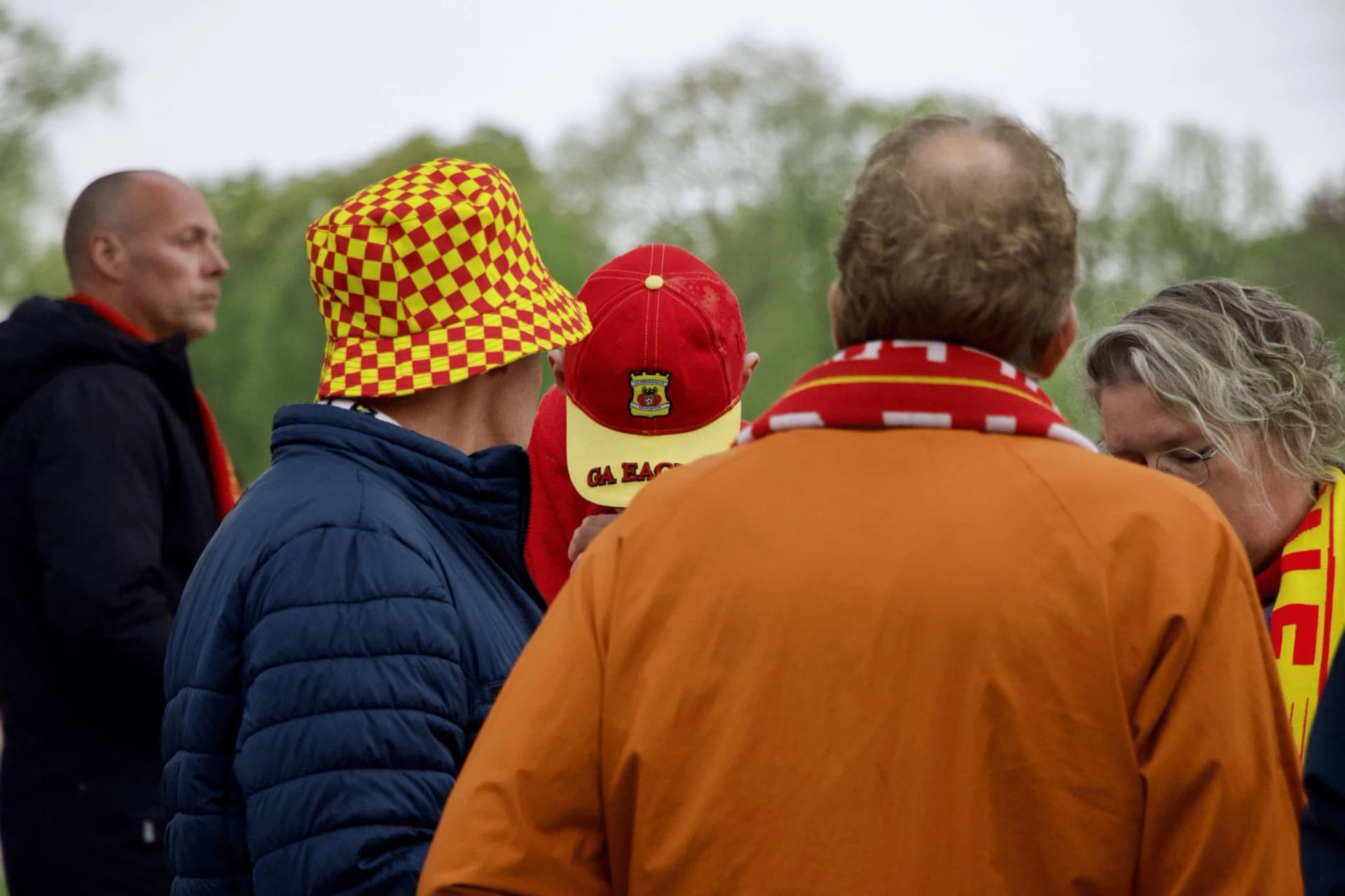 Straatfotografie huldiging Go Ahead Eagles