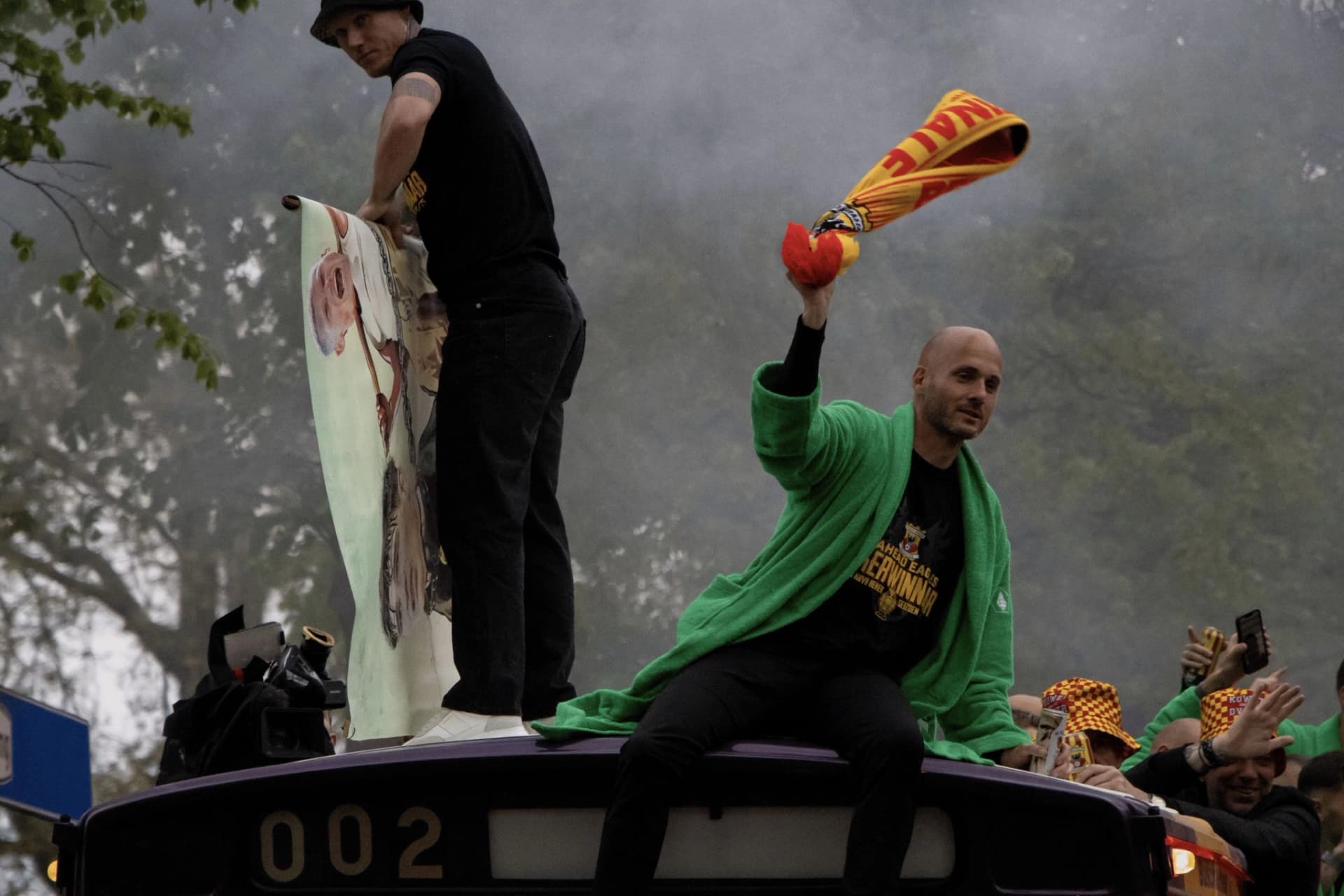 Straatfotografie huldiging Go Ahead Eagles
