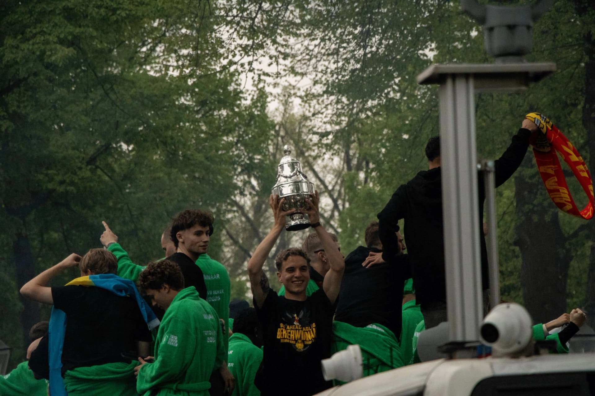 Straatfotografie huldiging Go Ahead Eagles