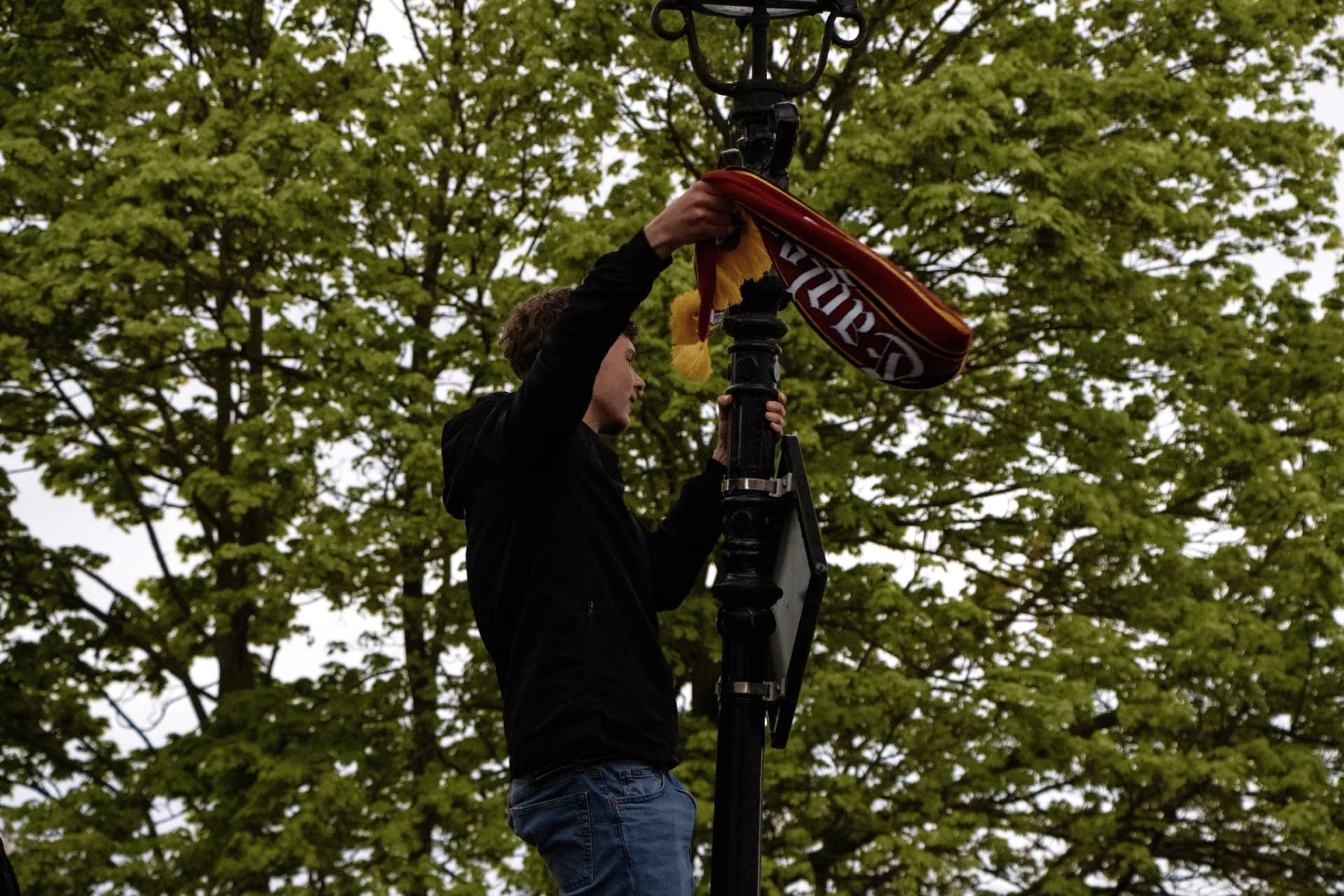 Straatfotografie huldiging Go Ahead Eagles